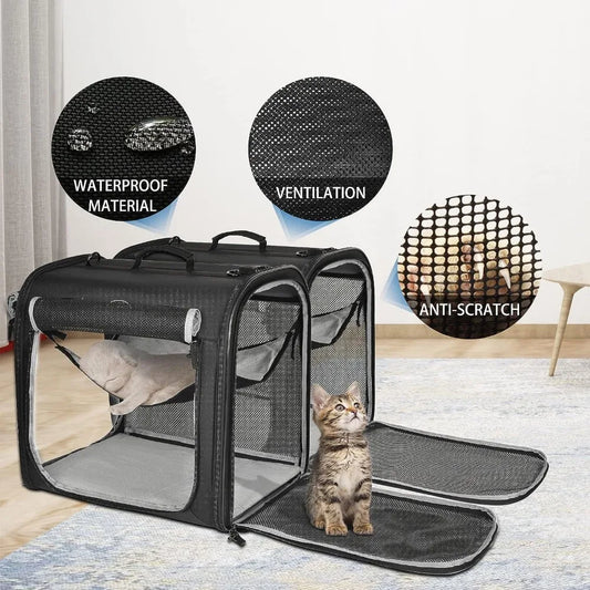 Portable 2-in-1 Pet Carrier