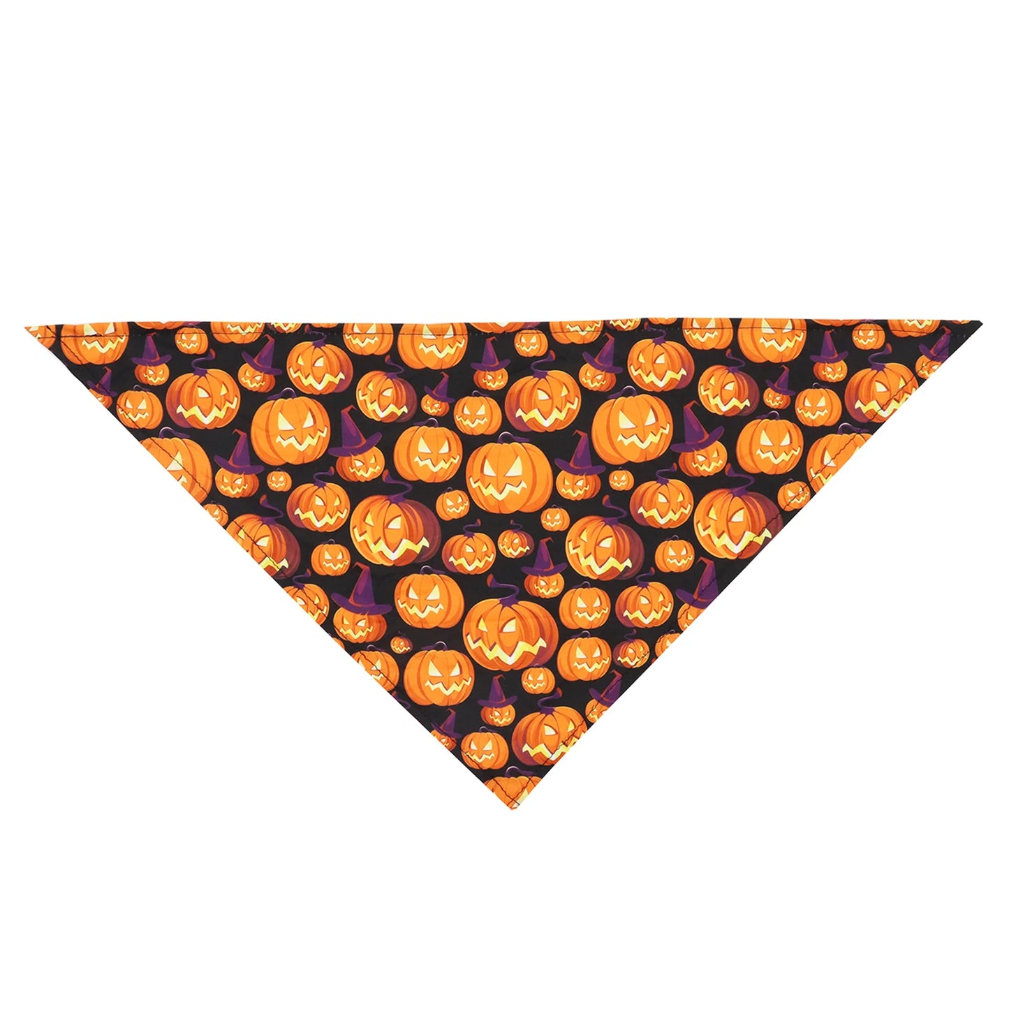 50/100PCS Halloween Dog Bandana