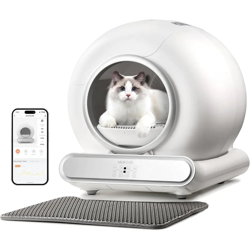 Self Cleaning Cat Litter Box Sandboxes Cats Closed Tray for Cats Pet Supplies Cats' Sandbox Pets Toilet Sand Products Automatic