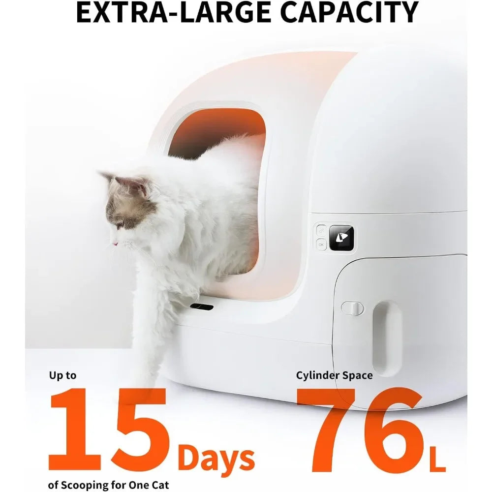 Self Cleaning Cat Litter Box for Multiple Cats Cats