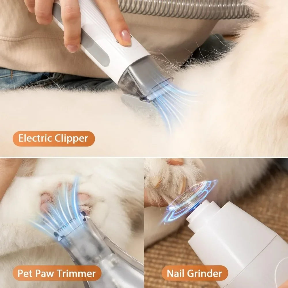 Pet Grooming Vacuum & Dog Clippers