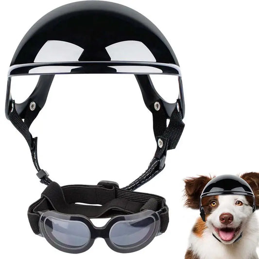 Pet Head Gear With Goggles