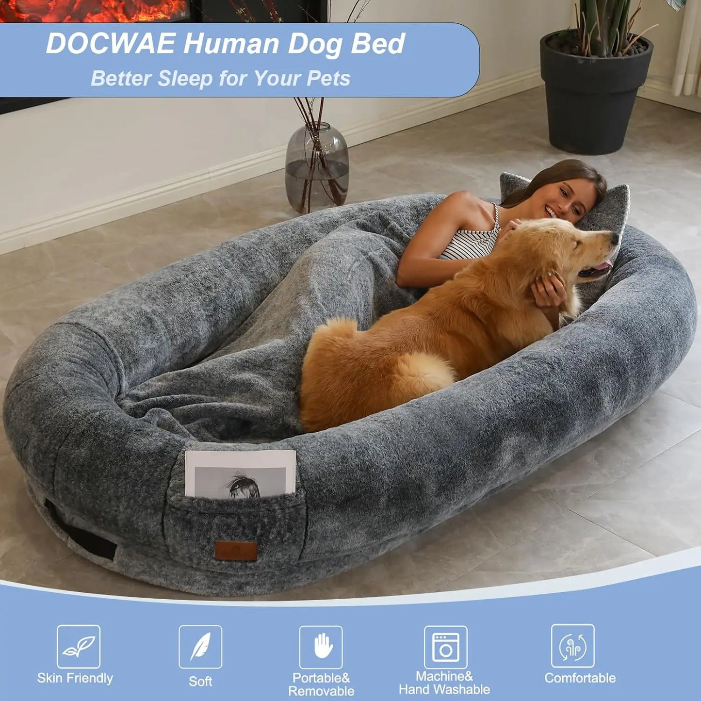 Human Dog Bed