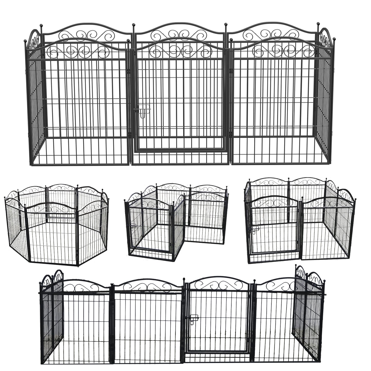 8 Panels Playpen 32 Inch Height