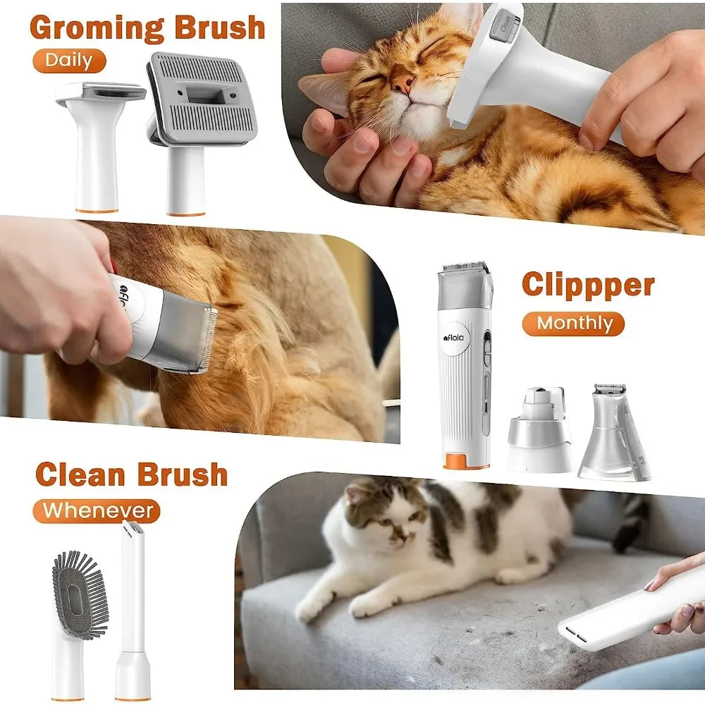 Pet Grooming Vacuum & Dog Clippers