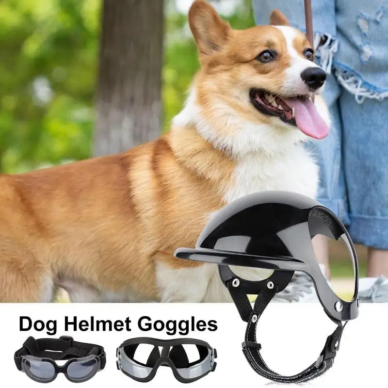 Pet Head Gear With Goggles