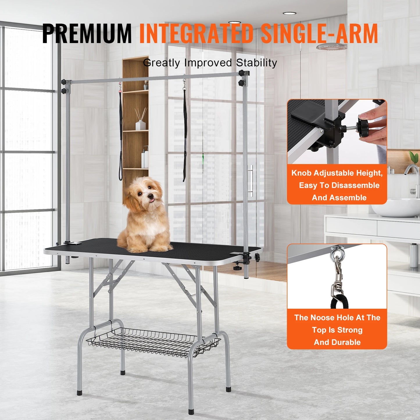 Pet Grooming Table for Medium and Small Dogs