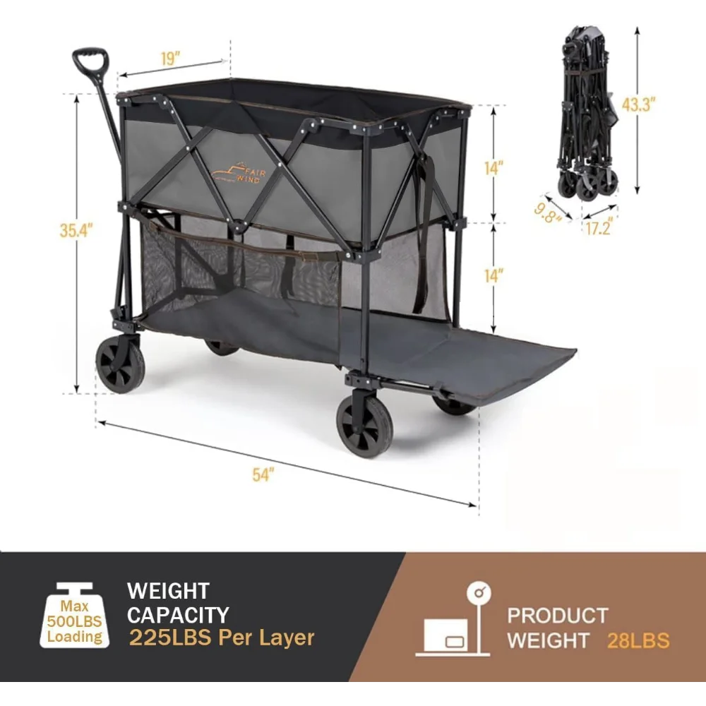 Collapsible Foldable Heavy Duty Wagon