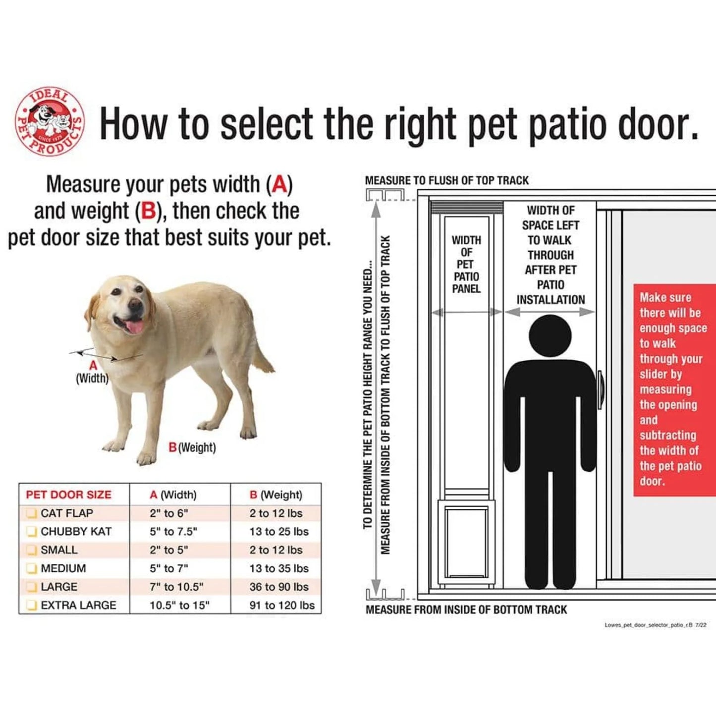 10.5 . x 15 Large White Pet and Dog Patio Door Insert for 77.6 . to 80.4 . Aluminum Sliding Glass