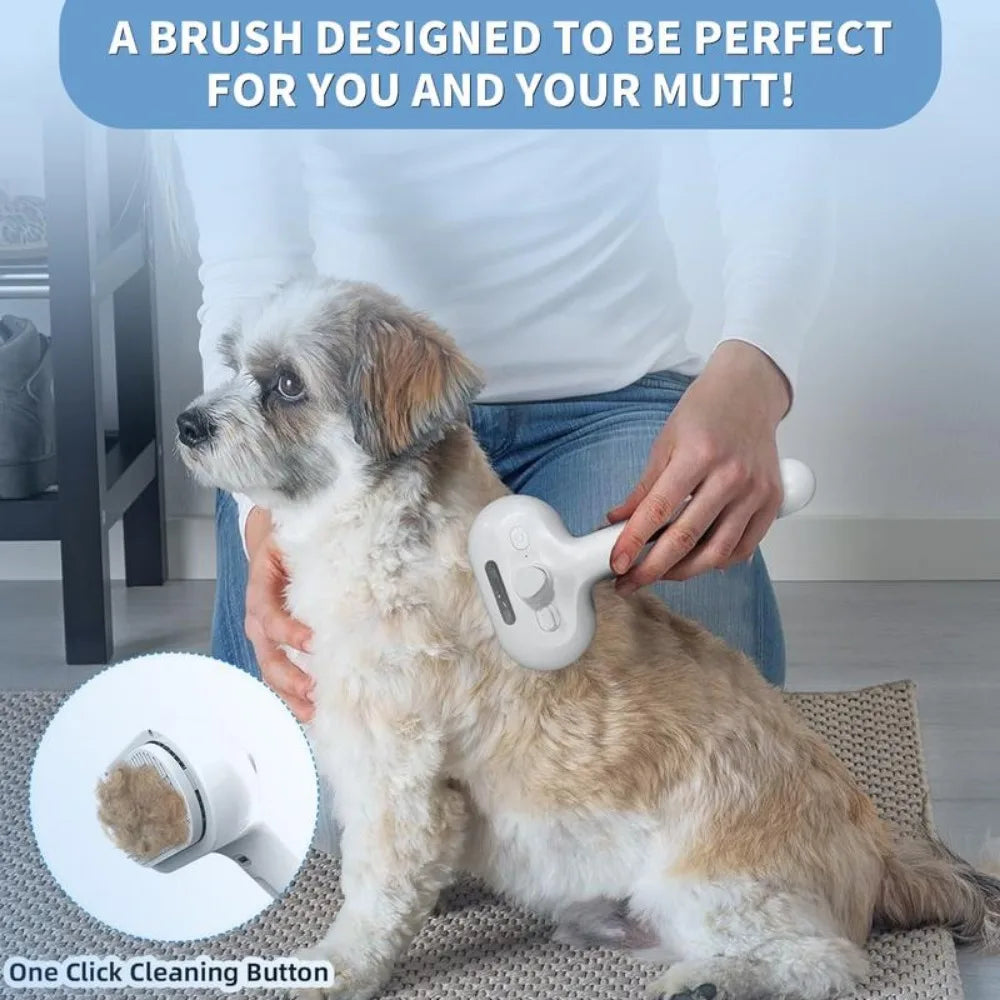 Pet Hair  Cleaning Brush with Shedding Button