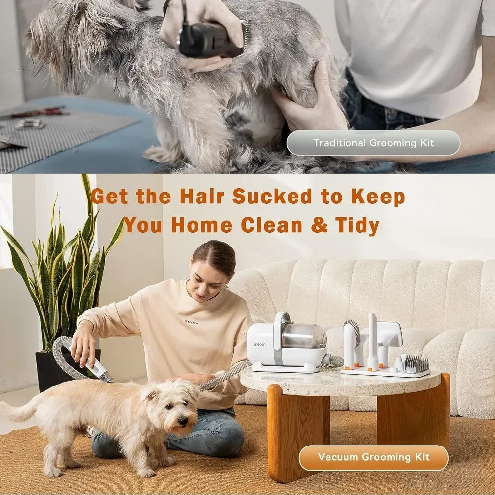 Pet Grooming Vacuum & Dog Clippers