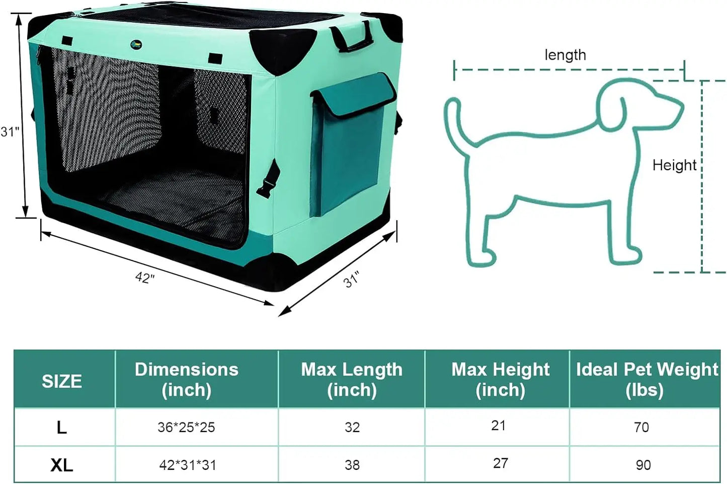 Collapsible Dog Crate