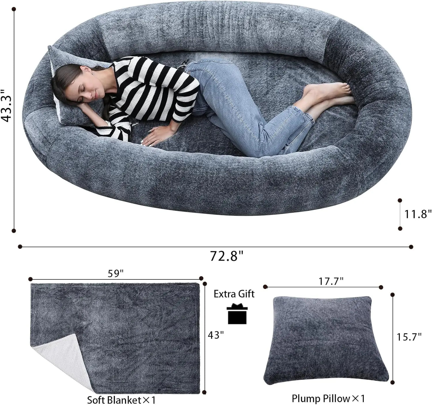 Human Dog Bed