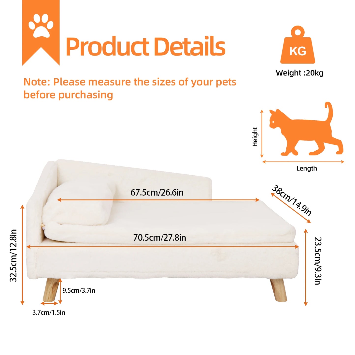 Waterproof Pet Sofa Bed